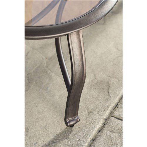 Hanover - Gramercy Woven Coffee Table with Glass Top-United Backyard