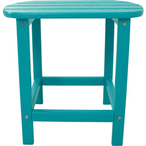 Hanover - Hanover All-Weather 19"x15" Side Table - Blue, Aruba-United Backyard