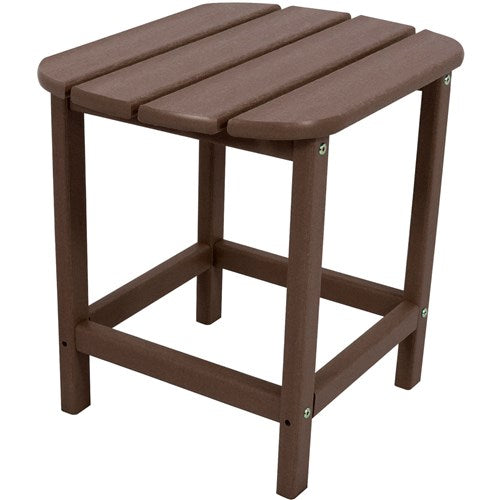 Hanover - Hanover All-Weather 19"x15" Side Table - Mahogany-United Backyard