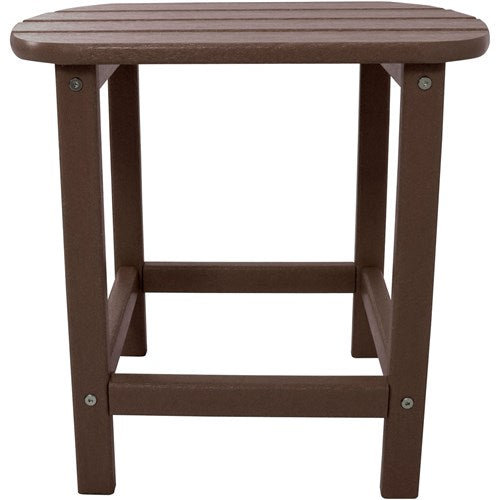 Hanover - Hanover All-Weather 19"x15" Side Table - Mahogany-United Backyard