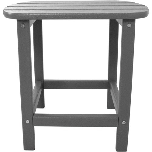 Hanover - Hanover All-Weather 19"x15" Side Table - Slate Gray-United Backyard