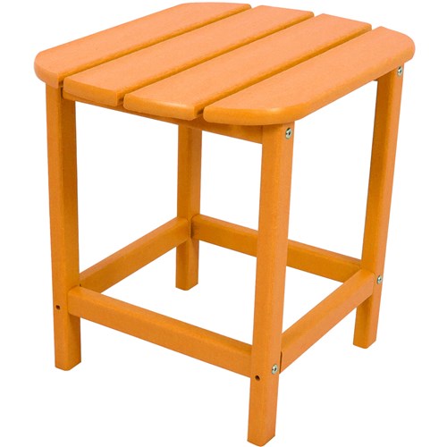 Hanover - Hanover All-Weather 19"x15" Side Table - Tangerine-United Backyard