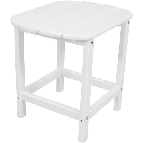 Hanover - Hanover All-Weather 19"x15" Side Table - White-United Backyard