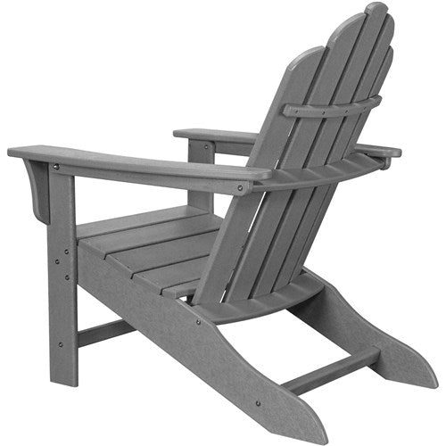 Hanover - Hanover All-Weather Adirondack Chair - Slate Gray-United Backyard