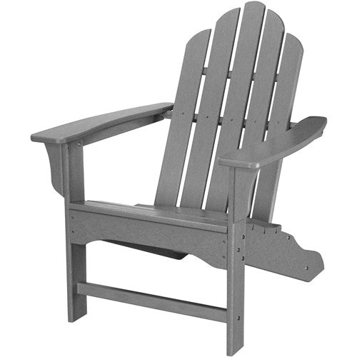 Hanover - Hanover All-Weather Adirondack Chair - Slate Gray-United Backyard