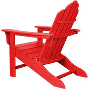 Hanover - Hanover All-Weather Adirondack Chair - Sunset Red-United Backyard