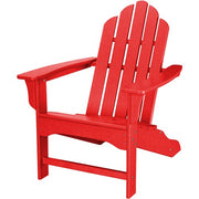 Hanover - Hanover All-Weather Adirondack Chair - Sunset Red-United Backyard