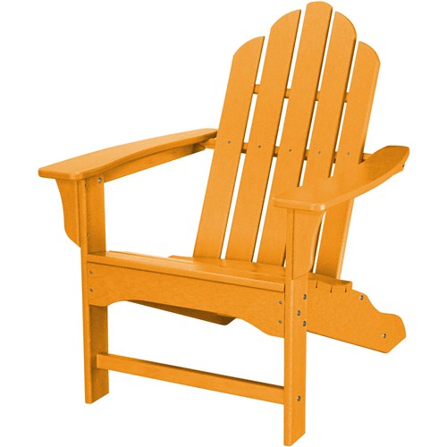 Hanover - Hanover All-Weather Adirondack Chair - Tangerine-United Backyard