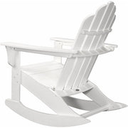 Hanover - Hanover All-Weather Adirondack Rocking Chair - White-United Backyard