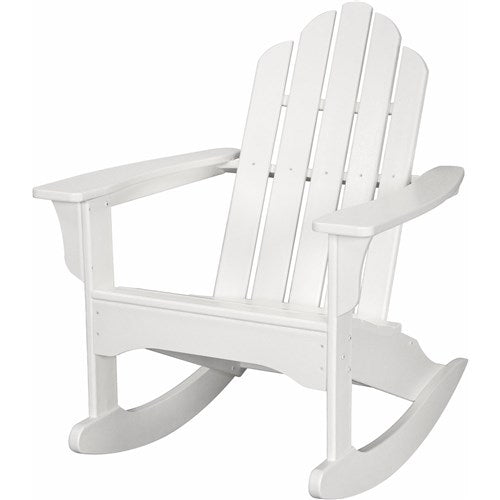 Hanover - Hanover All-Weather Adirondack Rocking Chair - White-United Backyard