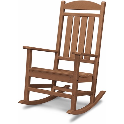 Hanover - Hanover All-Weather Porch Rocker Set: 2 Porch Rockers and Side Table - Teak-United Backyard