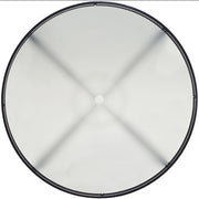 Hanover - Lavallette 5pc: 4 Dining Chairs, Round Glass Table, Umbrella & Base - Silver-United Backyard