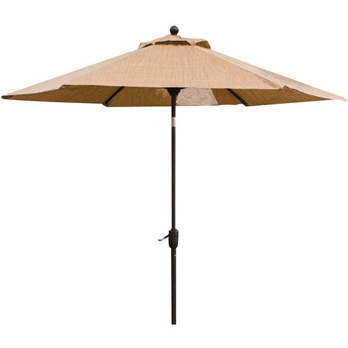 Hanover - Monaco 9' Market Umbrella - Bronze/Tan-United Backyard