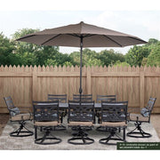 Hanover - Montclair 11' Umbrella - Tan/Brown-United Backyard