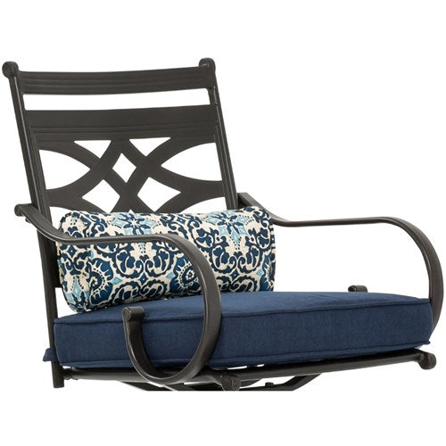 Hanover - Montclair 11200-2SW Dining Chair Cushion S/2 - Navy-United Backyard