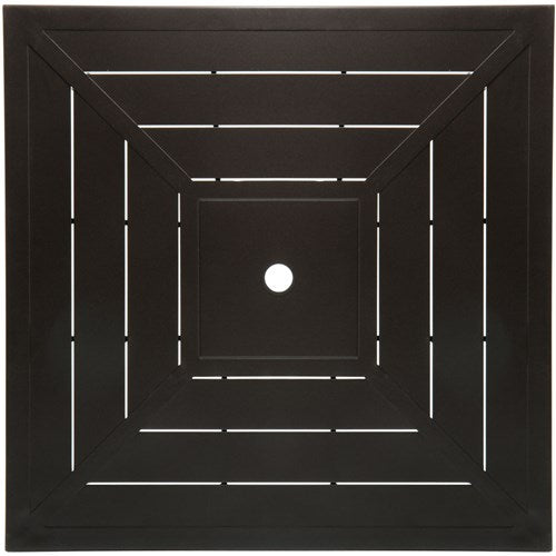 Hanover - Montclair 5pc: 4 Swivel Rockers, 40" Square Dining Table - Tan/Brown-United Backyard