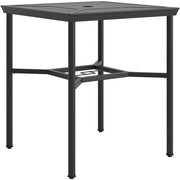 Hanover - Montclair 5pc High Dining: 4 Swivel Chairs, 33" Square High Dining Table - Navy/Brown-United Backyard