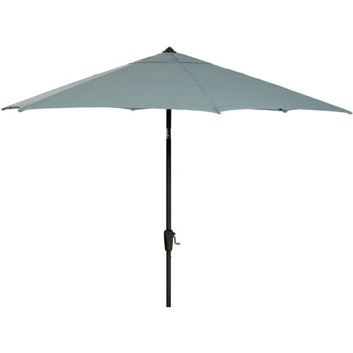 Hanover - Montclair 9' Umbrella - Ocean Blue/Brown-United Backyard