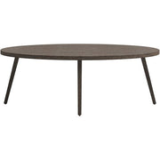 Hanover - Monterey 5pc Seating Set: 2 Arm Chairs, Sofa, Coffee Table, Side Table - Grey/Brown-United Backyard