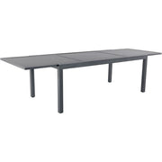 Hanover - Naples 11pc Dining Set: 10 Sling Back Chairs, 1 Aluminum Table - Aluminum-United Backyard