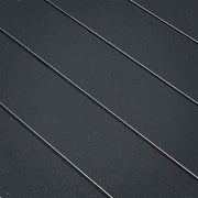 Hanover - Naples 7pc: 6 Aluminum Folding Sling Chairs, Aluminum Extension Table - Gray/Gray-United Backyard