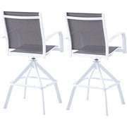 Hanover - Naples Aluminum Sling Bar Chair-United Backyard