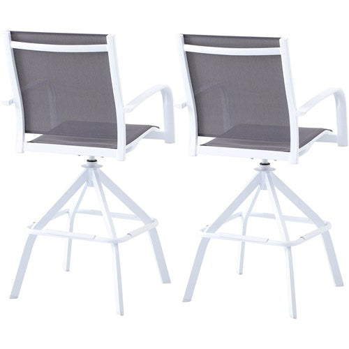 Hanover - Naples Aluminum Sling Bar Chair-United Backyard