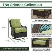 Hanover - Orleans 4pc Seating Set-United Backyard