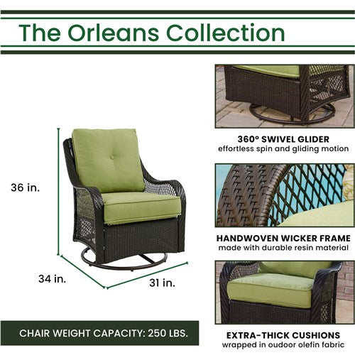 Hanover - Orleans 4pc Seating Set-United Backyard