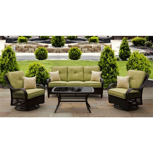 Hanover - Orleans 4pc Seating Set-United Backyard