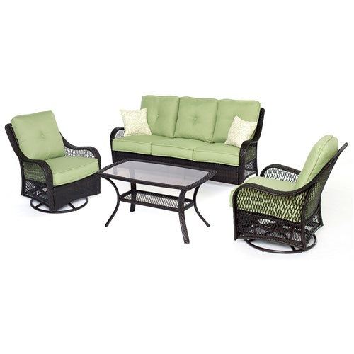 Hanover - Orleans 4pc Seating Set-United Backyard