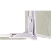 Hanover - Single Mini Cold Frame Greenhouse with 3 Vents, 70"x20"x20" - Natural/Silver-United Backyard