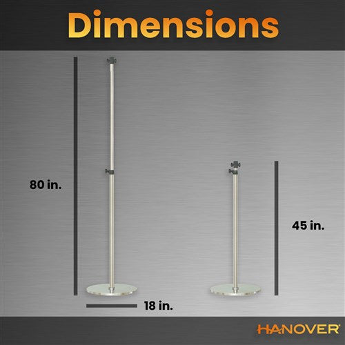 Hanover - Stainless Steel Stand for HAN1031IC-SLV, HAN1051IC-SLV, HAN1052IC-BLK - Stainless Steel-United Backyard