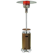 Hanover - Steel Umbrella Patio Heater, 7' tall, Propane, 41,000 BTU - Bronze/Stainless Steel-United Backyard