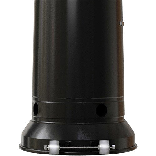 Hanover - Steel Umbrella Patio Heater, 7" tall, propane, 48,000 BTU - Black-United Backyard