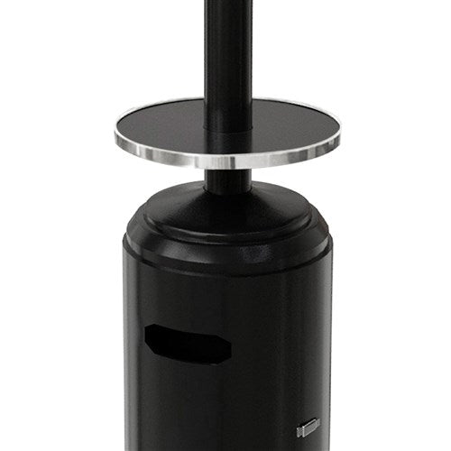 Hanover - Steel Umbrella Patio Heater, 7" tall, propane, 48,000 BTU - Black-United Backyard