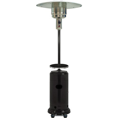 Hanover - Steel Umbrella Patio Heater, 7" tall, propane, 48,000 BTU - Black-United Backyard