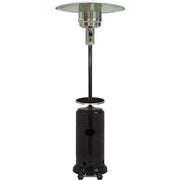 Hanover - Steel Umbrella patio heater, 7' tall, propane, 48,000 BTU - Black-United Backyard