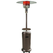 Hanover - Steel Umbrella patio heater, 7' tall, propane, 48,000 BTU - Hammered Bronze-United Backyard