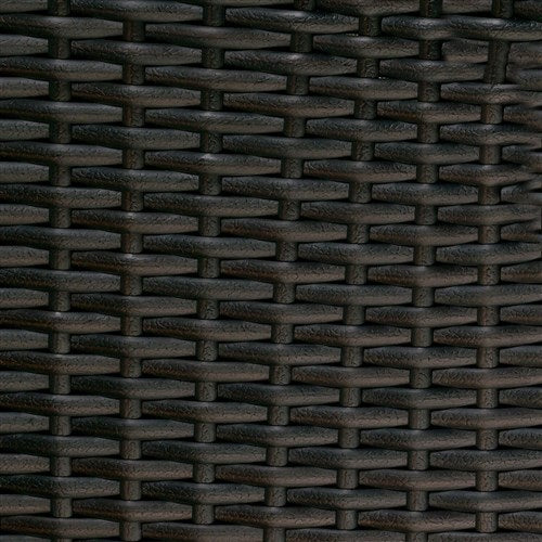 Hanover - Strathmere Woven Reclining Lounge Chair - Brown/Deep Red-United Backyard