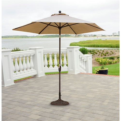 Hanover - Traditions 11' Market Umbrella - Tan-United Backyard