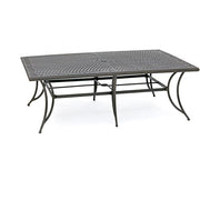 Hanover - Traditions 11pc: 10 Swivel Rockers, 60x84" Cast Table - Tan/Cast-United Backyard