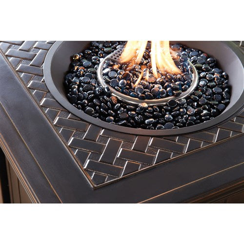 Hanover - Traditions 26" Square Fire Pit - Bronze-United Backyard