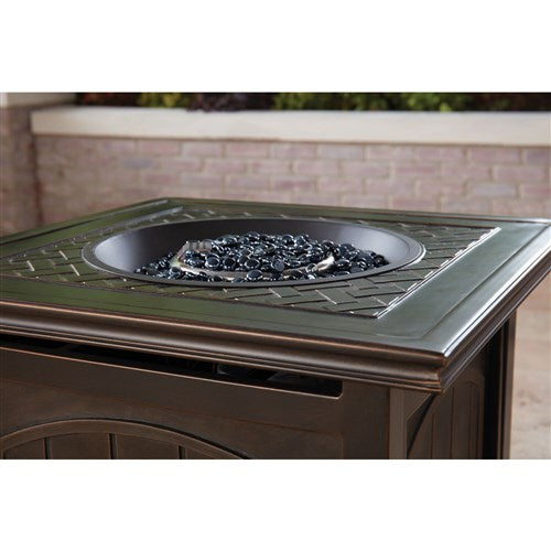 Hanover - Traditions 26" Square Fire Pit - Bronze-United Backyard