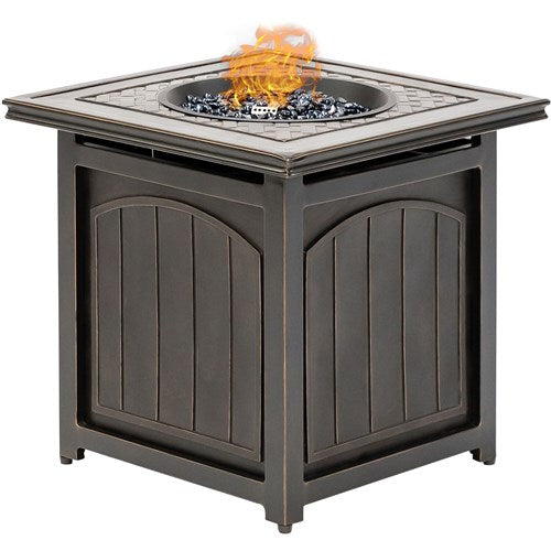 Hanover - Traditions 26" Square Fire Pit - Bronze-United Backyard