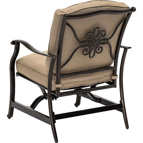 Hanover - Traditions 2pc Set: 2 Cushioned Deep Seating Rockers - Tan/Bronze-United Backyard