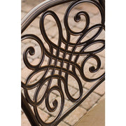 Hanover - Traditions 9pc: 8 Dining Chairs, 60" Square Cast Table - Tan/Cast-United Backyard