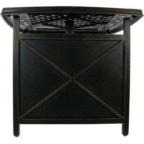 Hanover - Traditions Cast Top Umbrella Side Table - Cast-United Backyard