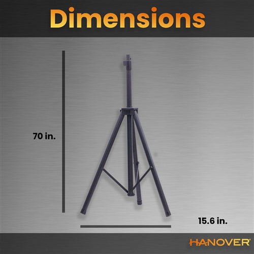 Hanover - Tripod Stand-HAN1031IC-SLV, HAN1041IC-BLK, HAN1051IC-SLV, HAN1052IC-BLK - Black-United Backyard