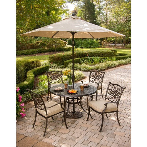 Hanover - Umbrella Base for Traditions and Monaco Umbrella - Bronze-United Backyard